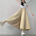 Summer Casual Versatile Lightweight Loose Wide Leg Pants + Skirt Pants