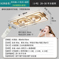New living room lamp rectangular LED ceiling lamp with fan Nordic brightened intelligent voice control living room main lamp
