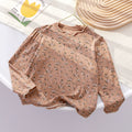 Girls' Flower Print Long Sleeve Base Layer T-Shirt