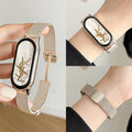 Fits Xiaomi Band 10 Band Metal Wheat Ears New Magnetic 9 Fine Style 8nfc Wheat Ears Premium Wrist Strap Women