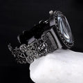 Factory Direct Export Overseas Watch Personality Round Dial Bangle Watch Retro Nostalgic Quartz Bracelet Womens Watch