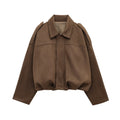Women's Fall-Winter Casual Batwing Sleeve Loose Jacket + Top 2026 - Olive Green