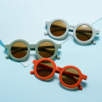Overseas Kids Sun-Proof Glasses Unisex Kids Out Travel Street Snap Sunglasses UV-Proof Baby Sunglasses UV400