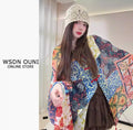 Women's Ethnic Shawl + Cape 2026 - Red