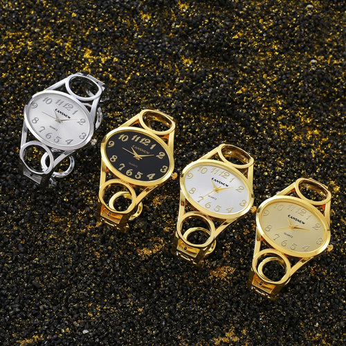 New Bestseller Women Alloy Hand Watch Fashionable Elegant Bangle Style Women Bracelet Watch Drop Ship