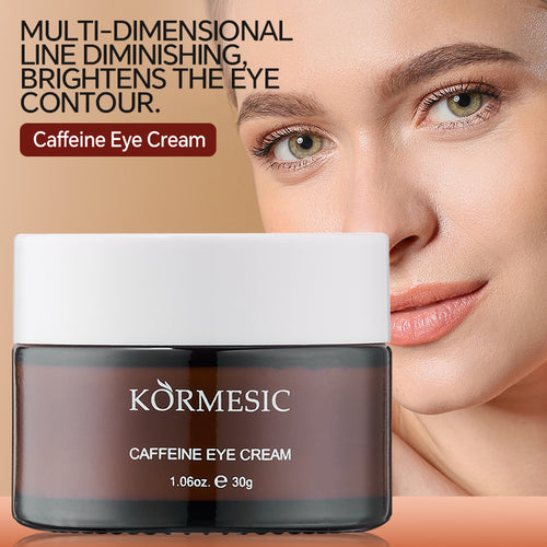 KORMESIC跨境咖啡因眼霜Eye cream温和焕亮眼周外贸现货厂家批发