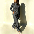 Casual Fashion High Waist Pants + Top Set