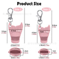 GLOSSGRL Lip Gloss Keychain Cap - Perfect Match for Lip Gloss & Balm