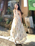 Women's Vacation Elegant Sleeveless Floral Loose Dress + Tank Top + Long Skirt 2026 - Floral Print