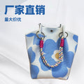 针织手拎包托特包通勤便携手提包简约新款时尚钥匙包手机包百搭女