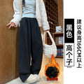 Summer Retro Tencel High Waist Lightweight Loose Wide Leg Pants