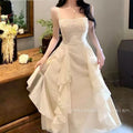 Korean Seaside Vacation Camisole Long Dress, 2025 New