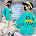 Boys' Streetwear Short Sleeve Sports Set