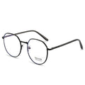 Anti-Blue Plano Women 2022 New Artsy Retro Gold Metal Glasses Big Frame Men Frame Factory Wholesale