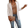 Women's Fall Office Casual Jacket 2026 | Trendy Jacket - White