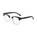 3016 Classic Sunglasses Retro Stud Half-Rim Sunglasses Trendy Fashionable Color Coating Reflective Glasses Aviator Sunglasses