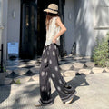 Summer Bohemian Ethnic Printed Drapey Lightweight Wide Leg Pants + Pants