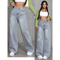 Summer Versatile High Waist Loose Straight Leg Pants