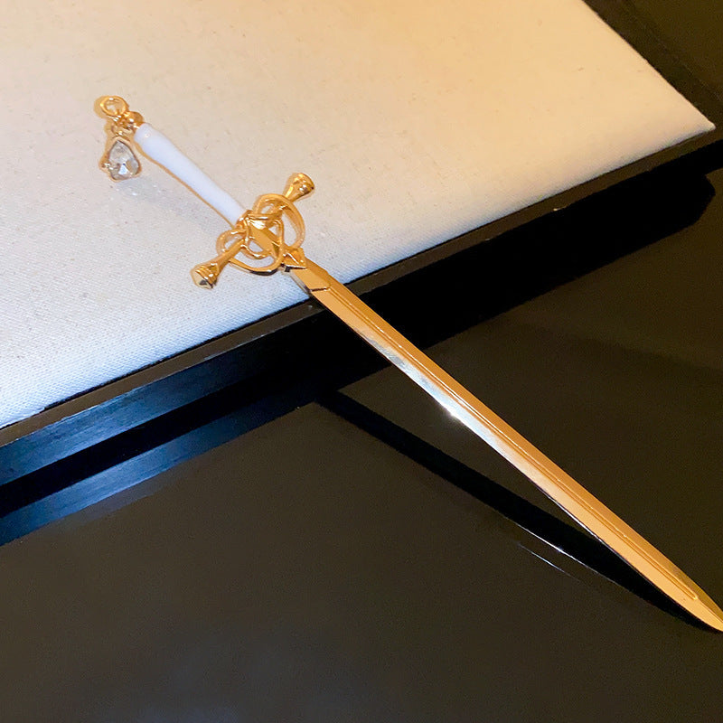 Pearl and Flower Tassel Hair Stick - view 8