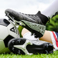 men's football shoes autumn high-top long spikes student children boys professional training amazon