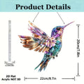 Hot selling beautiful bird acrylic living room courtyard pendant holiday scene decoration pendant gift