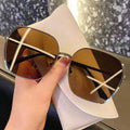 2026 New Influencer Fashionable Sunglasses Korean Square Oval Round Women Sunglasses Personality UV-Protection Glasses Sunglasses