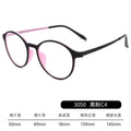 3050 Wholesale Fashionable Round TR90 Glasses Frame Super Spring Titanium Alloy Glasses Ultra-Light Comfortable Prescription Frame