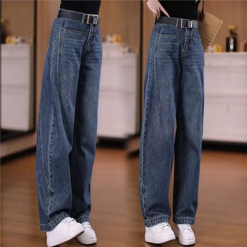 Spring Slimming Versatile High Waist Drapey Wide Leg Pants + Pants