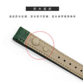 Retro Real Leather Band Top Grain Leather Slub Pattern Flat Head Unisex Hand Leather Band Factory Direct Wholesale Streetwear