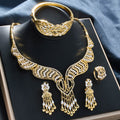 New Western Statement Accessory Fashionable Retro Ethnic Style Wave Necklace Set AliExpress Supply Factory Wholesale
