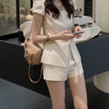 Summer Vest + Jacket + Shorts 2-Piece Set