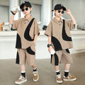 Boys' Color Block Polo 2-Piece Set