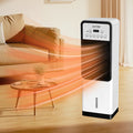 Amoi mobile small air conditioner household heater bathroom floor-standing heater electricity-saving heater hot air fan