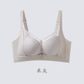 982软支撑果冻胶深V蕾丝聚拢无钢圈立体内衣女调整型不空杯文胸