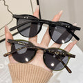 Western Round Sunglasses UV-Proof Tortoise Shell Stud Wear Jewelry Driving Sunshade Sun-Proof Women Sunglasses Premium