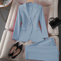 Women's Fall Korean Retro Fitted Jacket + Pants + Top Set 2026 - Emerald