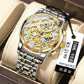 Swiss Brand New Cutout Mens Watch Multifunction Fashionable Quartz Watch Live Export Bestseller Drop Ship