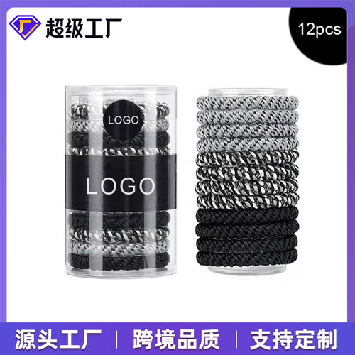Gem Li High-Stretch Force Sports Hair Tie Women Tie Scalp Band Thickened Unbreakable Hair Tie Height Ponytail Hair String Head Jewelry Wholesale