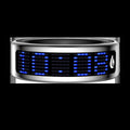 New smart screen display ring heart rate blood oxygen sleep health monitoring sports step counting photo waterproof ring