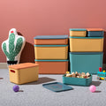 storage box household large clothing storage box student dormitory debris sorting box plastic large