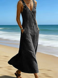 Casual Fashion V-Neck Loose Dress + Long Skirt