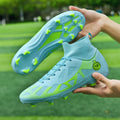 high-top football shoes for men with long nails and broken nails for students and children, professi