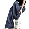 Spring-Summer Retro Slimming Tencel High Waist Drapey Lightweight Loose Pants