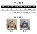 2026新款卡通小熊保龄球包女托特包大容量手提包宽肩带单肩斜挎包