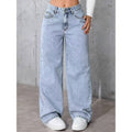Casual Plus Size High Waist Loose Straight Leg Pants