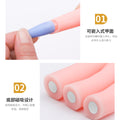 Silicone Nail Practice Fingers - Magnetic Model for Press-On Nail Training, 5-Pack