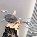 Light Feel Photochromic Prescription Glasses Anti-Blue Influencer Overseas Small-Frame Burst Book Nerd Frame Premium Elegant Prescription Sunglasses