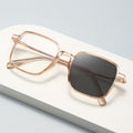 Overseas Photochromic Anti-Blue-Light Glasses Big Frame Stylish Fashionable Slender Sunglasses Can Fit Prescription Photochromic Plano
