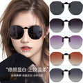 New Fashionable Can Flip-Up Driving Polarized Sunglasses Women Sunglasses Premium UV-Proof Night Vision Clip-On Glasses