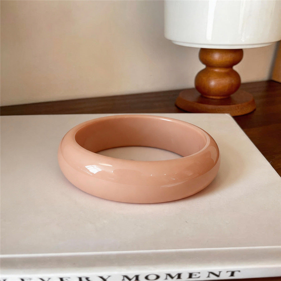 Colorful Resin Bangle Bracelet - view 11